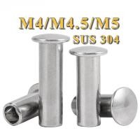 ราคา สลักครึ่งท่อหัวแบน M4/M4.5/M5 / 304 สแตนเลสสตีลหัวกลมแบน Half Hollow Core Rivets หัวกลม Half Hollow Rivets / หมุดย้ำหัวแบนทรงTrussแบบกึ่งท่อ M4/M4.5/M5[PY-TH2] (47858968456)