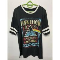 ราคา เสื่้อยืดวินเทจสีดำ ลาย วงดนตรี PINK FLOYD ด้านหน้า ตะเข็บคู่บนล่าง มีข้าง งานปั๊มคอ LIQUID BLUEไซด์ L อก 21นิ้ว (24953789109)