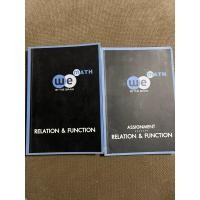 ราคา คณิตศาสตร์ ม.4 หนังสือคอร์สเรียน WE BY THE BRAIN บทความสัมพันธ์และฟังก์ชัน Relation&Function หนังสือมือสอง (28923321621)