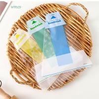 ราคา Wmes1สําหรับ 100ชิ้นทิ้งถุงบรรจุภัณฑ์แซนวิช,สามเหลี่ยมใสถุงขนมปัง,แซนวิชภาชนะง่ายต่อการฉีกขาดข้นพิมพ์แซนวิชห่อแต่งงาน (52309090101)