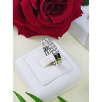 ราคา แหวนเงินแท้ 92.5% ฝังเพชรรัสเซีย เกรดส่งออกนอก สวย เนี๊ยบ (7343568342)