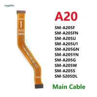 ราคา 1pcs หลัก SUB สําหรับ Samsung Galaxy A20 A205F A205FN A205U A205G A205W ชาร์จบอร์ดเชื่อมต่อ USB เมนบอร์ด Flex สาย FPC (42230064670)