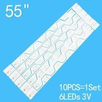 ราคา LED TCL55 แถบแบ็คไลท์ทีวีจอแอลซีดีสำหรับ B55A558U YHF-4C-LB5506-YH1 B55A858U ขนาด55นิ้ว TCL D55A561U L55E5800A-UD (28735713103)