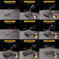 ราคา สาหร่ายทะเลซูชิก้นแบนแม่พิมพ์รูปตัว U เม็กซิกันเครปม้วน V-Shaped ตะกร้าทอดคลิปข้าวโพด Tartco taco คลิป (46953411988)