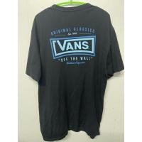 ราคา เสื่้อยืดวินเทจสีดำ ลาย vans ด้านหน้าและหลัง ตะเข็บคู่บนล่าง ไม่มีข้าง งานปั๊มคอ MADE IN MEXICO ไซด์ L อก 22นิ้ว (22358714850)