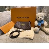 ราคา LOUIS VUITTON Damier Ebene Eva Clutch มือสอง (9633978886)