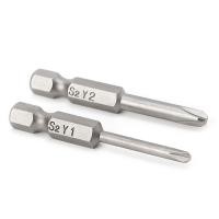 ราคา [Cra-Hot] 2 ชิ้น 50 มม. 1/4 Hex Shank Tri-wing Y Tip Head ไขควงชุด Bits❀ (41517729027)