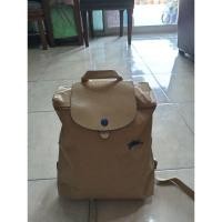 ราคา กระเป๋าเป้มือสอง แบรนด์ Longchamp สีเหลืองอ่อน (26625911988)