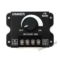 ราคา สวิตช์ หรี่ไฟ LED 12V 24V Adjustable LED Dimmer Switch 12-24V 8A Brightness Lamp Strip Hand ON OF Driver (23065835754)