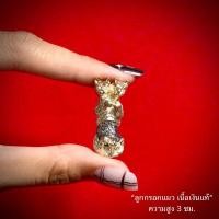 ราคา ลูกกรอกแมว เนื้อเงินแท้ หลวงปู่เร็ว ฉันทโก วัดหนองโน จังหวัดอุบลราชธานี (26784612606)