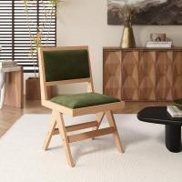ราคา Chandigarh เก้าอี้บ้าน Rattan Dining เก้าอี้ไม้เนื้อแข็ง Nordic Log สไตล์ B & B Backrest อินเทอร์เน (42857817988)