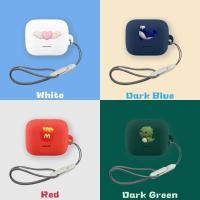 ราคา for EarFun Air Pro 4+ Case Silicone Soft Case Lanyard Pendant Suitable for EarFun Air Pro 4 Plus Cute Angel Cartoon Camellia Shockproof Shell Protective Sleeve (50409561073)