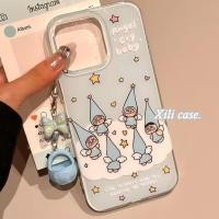 ราคา Blue Love Crying Baby Angel เหมาะสําหรับ VIVO Y03 V30e V40 V50 V60 lite Y04 Y19s Y21d Y39 เคสโทรศัพท์สร้อยข้อมือป้องกันกรณี (43479440543)