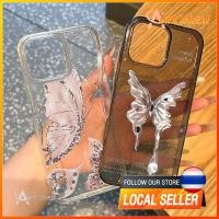 ราคา สำหรับ iphone 11 เคสไอโฟน13 ผีเสื้อสีชมพู เคสไอโฟน11 pro max 16 15 14 11 12 Pro x xs max xr 7plus 8plus เคส 16 plus วัสด (26632847034)