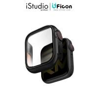 ราคา เคส - Apple watch Skinarma: Casing for Apple Watch 45MM (Series 8/7) Gado Pro with digital crown button- Black (28985896065)