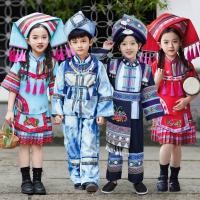 ราคา กวางสีมีนาคมสามที่แข็งแกร่งชาติพันธุ์ชายหญิงชนกลุ่มน้อยเครื่องแต่งกายชาติพันธุ์ครอบครัวแม้วเครื่องแต่งกายชาติพันธุ์เด็ก6511 (50410297354)