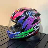 ราคา Arai Quantum-J Sakata ไซส์ XL (61-62cm) หมวกกันน็อคมือสองของแท้ นำเข้าญี่ปุ่น (49960317787)