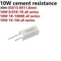 ราคา 20/10PCS ตัวต้านทานซีเมนต์แนวตั้ง 5W 10W 0.1R 1R 2R 3.3R 4.7R 10R 20R 22R 30R 33R 47R 68R 100R 220R 330R 470R 1K (53458356167)