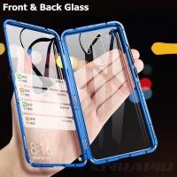 ราคา เคสสําหรับ vivo V60 V50 Y03 Y18 ⭐กระจกนิรภัยสองด้านกรอบโลหะฝาครอบโทรศัพท์แม่เหล็ก⭐ Y03t Y28s Y21 เคสกันกระแทก (22602051352)
