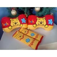 ราคา setหมอนรองคอ+ที่หุ้มเบลล์ในรถยนต์ลายหมีพูห์Pooh (13819295687)