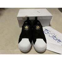ราคา [แท้]Adidas Superstar slip-on รองเท้าสีดำ (15623027738)