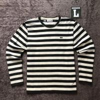 ราคา Longsleeve/lacoste Stripe เสื ้ อยืดแขนยาว - ไซส ์ L (28302514101)
