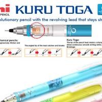 ราคา UNI - KURU TOGA ดินสอกด 0.5 มม. ปลายปากกาหมุนอัตโนมัติเมื่อเขียน M5-450T THEARTSSHOP (24325250032)
