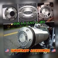 ราคา ฝาปิดปลายท่อ แผ่นแท็ป SUPERTRAPP ของใหม่ ของแท้ made in USA. (5042710224)