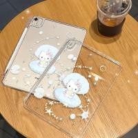 ราคา Ipad2026 เคสป้องกัน 9/10/11 รุ่นอะคริลิค 34 ซม.โปร่งใส mini Pearl Hello Kitty air8/7 (49660199338)