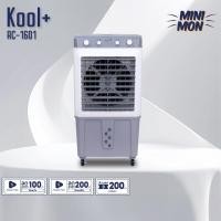 ราคา Kool+ พัดลมไอเย็น รุ่น AC-1601 รุ่น 2025 (สีขาว-เทา) ความจุ 40 ลิตร แถมฟรี cooling pack 4 ชิ้น (25641298606)