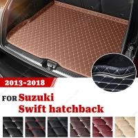 ราคา SUZUKI รถTrunk MatสําหรับSuzuki Swift Hatchback 2013 2014 2015 2016 2017 2018 CUSTOMรถอุปกรณ์เสริมอัตโนมัติตกแต่งภายใน (44427593989)