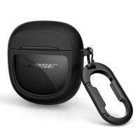 ราคา Slim และสไตล์โปร่งใส Hard PC กันกระแทก TPU กรณี Carabiner สําหรับ Bose QuietComfort Ultra II 2025 / Bose QuietComfort Ultra 2023 / Bose QuietComfort Earbuds II 2022 (24550456401)