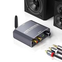 ราคา 192Khz บลูทูธเข้ากันได้กับ DAC Digital To Analog Audio Converter อะแดปเตอร์ควบคุมระดับเสียงOptical Coaxial RCA 3.5mm DAC (29819306894)