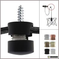 ราคา BENJMOORE โคมระย้าลวดหัวเข็มขัด, DIY อลูมิเนียมจี้สายตะขอ,โคมไฟจัดสายเคเบิลโคมระย้าลวด Shifter สําหรับไฟเพดานโคมระย้า (55007138928)