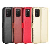 ราคา เหมาะสําหรับเคสโทรศัพท์ Samsung Galaxy M02s Samsung M02S ซองหนังโทรศัพท์พลิกการ์ดรูปแบบม้าบ้า (54359066349)