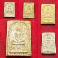 ราคา (พิมพ์กลาง เหมาๆ5องค์ ร้อยบาท) พระสมเด็จ สมเด็จเก่า เนื้อผง ไม่ทราบที่ คละเกจิ (28222792730)