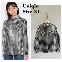 ราคา Uniqlo เสื้อเชิ้ตมือสองของแท้ (29384079154)