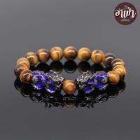 ราคา หินไทเกอร์อายส์ พลอยตาเสือ Tiger Eye ขนาด 10 มิล ปี่เซียะเปลี่ยนสีคู่ หินแท้ 100% หินตาเสือ คตไม้สัก หินสีน้ำตาล (2144824017)
