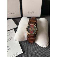 ราคา นาฬิกา Gucci สายหนัง หน้าปัดผึ้ง ของแท้100% (3655729161)