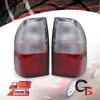 ราคา เสื้อไฟท้าย เสื้อไฟ ไฟท้าย ซ้าย+ขวา 2ชิ้น เลนส์ขาว+แดง สำหรับ Mitsubishi Strada L200 MK Colt Pick Up ปี 1995-2004 (6330988202)