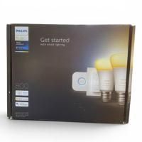 ราคา Philips Hue White Ambiance Starter Kit7W A60 E27 800 พร้อม Hue Bridge และ Hue Dimmer Switch ฟิลิปส์ของแท้100% รับประกัน (53010345306)