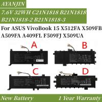 ราคา C21N1818 B21N1818 B21N1818-2 B21N1818-3 7.6V 32WH Laptop Battery For ASUS VivoBook 15 X512FA X509FB A509FA A409FL F509FJ (29401513867)