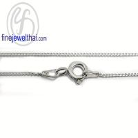 ราคา สร้อย-สร้อยคอ-สร้อยคอเงิน-เงินแท้-Silver-Chain-Necklace - LGD025_16 (14585273369)