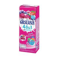 ราคา [สินค้าส่งด่วน] ดัชมิลล์นมเปรี้ยวรสเบอร์รี่รวม 165 มล. DUTCHMILL UHT DKY 4 MIXED BERRY 165 ML. (49108915171)
