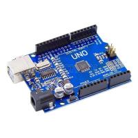 ราคา (1ชิ้น) AA003 บอร์ดอาร์ดูโน่ UNO R3 แบบ SMD พร้อมสาย USB (Arduino UNO R3 SMD Board with cable) (รุ่นชิพเล็ก) (52307597776)