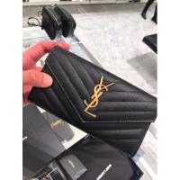ราคา YSL Flap long wallet GHW (14744299862)