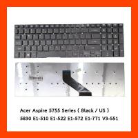 ราคา Keyboard Acer Aspire 5755 Black US (43651795732)