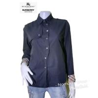 ราคา แบรนด์ใหญ่Burberryเสื้อปกเชิ๊ตสตรีสีดำอกวัดจริง42" (13520836559)