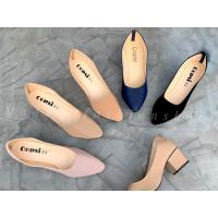 ราคา พร้อมส่ง✨ รองเท้าส้นสูงหัวแหลม"2"นิ้ว ไซส์ใหญ่ 41-45 (1557181463)