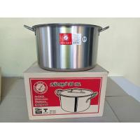 ราคา หม้อสแตนเลส หม้อต้มทรงเตี้ย หม้อสตูว์30 ซม ตราจรวด Stewpot 30 cm (25655043497)